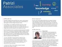 Tablet Screenshot of patriziassociates.com